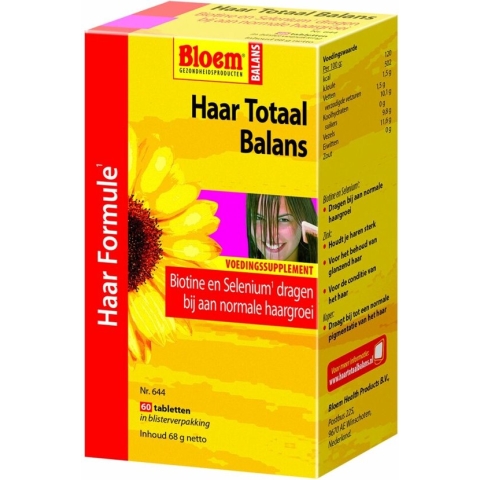 Bloem Haar Totaal Balans - 60 tabletten