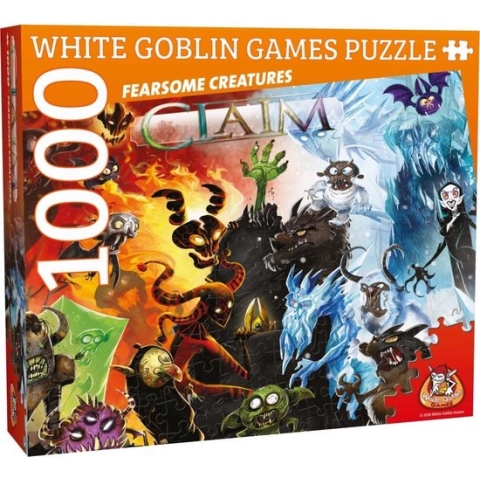 Puzzel 1000 Stukjes Volwassenen - Legpuzzel - White Goblin Games - Claim 1  - Puzzel 1000 Stukjes