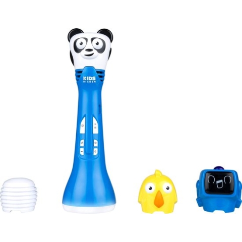 Bigben Maïkou Karaoke Microfoon met Stemvervormers - Blauw
