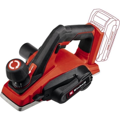 Einhell Accu Schaafmachine TE-PL 18/82 Li Solo - Power X-Change - 18 V/Li-ion - Schaafbreedte: 82 mm - Maximale spaandiepte: 2 mm - Excl. accu en lader