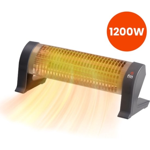 Grupo Elektrische Verwarming | FM 2302-C | 1200W Grijs | Elektrische verwarming | Infrarood kachel | Infraroodkachel vrijstaand
