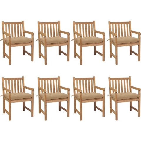 vidaXL-Tuinstoelen-8-st-met-beige-kussens-massief-teakhout