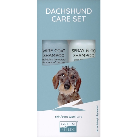 Vacht Verzorgingsset voor Teckel / Dachshund - Greenfields Shampoo en Spray voor Gezonde en Zachte Vacht