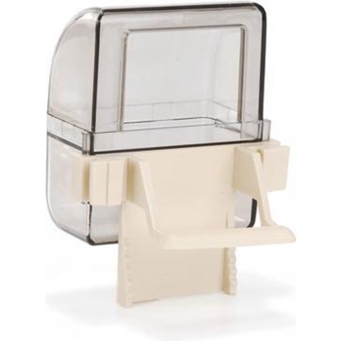 Beeztees Voer- en Drinkbak - Vogel - Beige/Smoke - 2ST