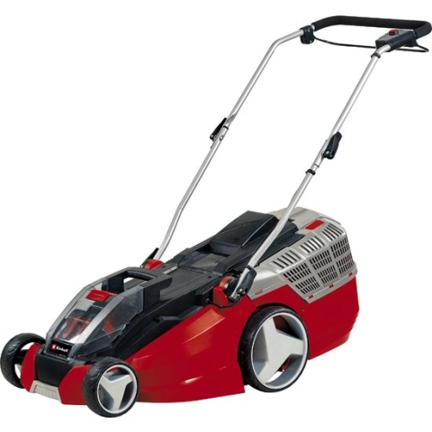 Einhell Accu Grasmaaier GE-CM 43 Li M Kit - Power X-Change - 36 V/Li-ion - Maaibreedte 43 cm - Aanbevolen gazonoppervlakte: tot 600 m² - 63 L opvangbak - Maaihoogte: 25-75 mm - Incl. 2x 4.0Ah accu + 2x oplader