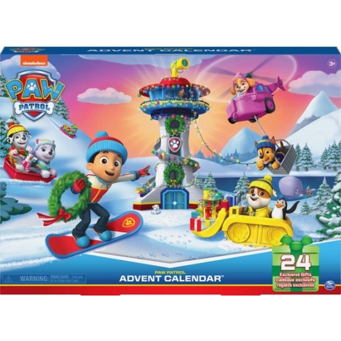 PAW Patrol - Adventkalendar 2021 - 24 Actiefiguren en accessoires