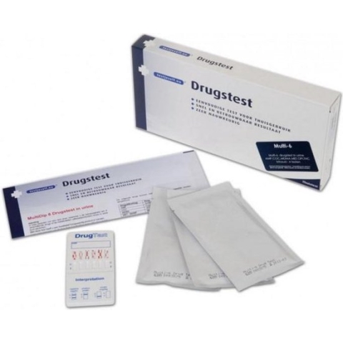 Testjezelf.nu - Multidrugstest 6 Drugs Urine - 4 Testen - Multidrugstest