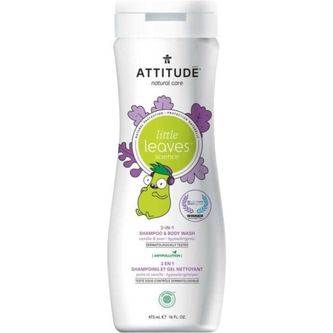 Attitude Little Leaves - 2-in-1 Shampoo - Vanille & Peer