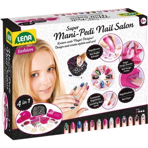 Lena Mani-pedicure Nagelstudio Meisjes Roze 58-delig