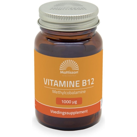 Mattisson - Vitamine B12 - 1000 mcg - 60 zuigtabletten
