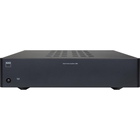 NAD C 268 Stereo twee-kanaals eindversterker - Eindtrap 2x 80W - Zwart