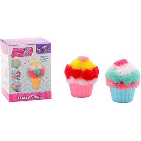 Johntoy Diy-set Cupcakes En Ijsjes Fuzzy Junior Pluche