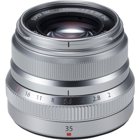 Fujifilm Fujinon XF 35mm - F/2.0 R WR zilver