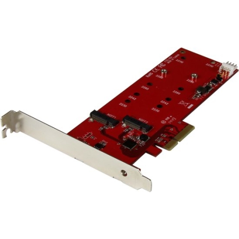 StarTech 2x M.2 SSD controller kaart - PCI Express kaart