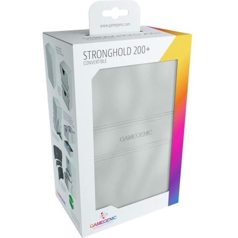 Gamegenic Stronghold 200+ Convertible White Deckbox