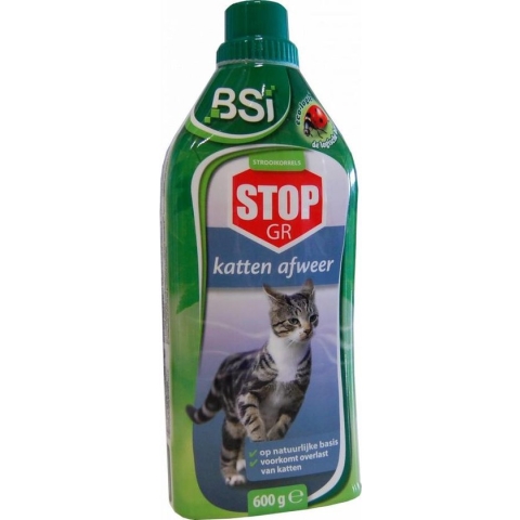 BSI - Stop Granuaat Kat - Katten verjagen - Afweer van katten - 600 g voor 60 m²
