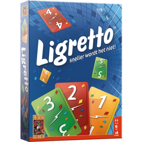 Ligretto blauw Kaartspel
