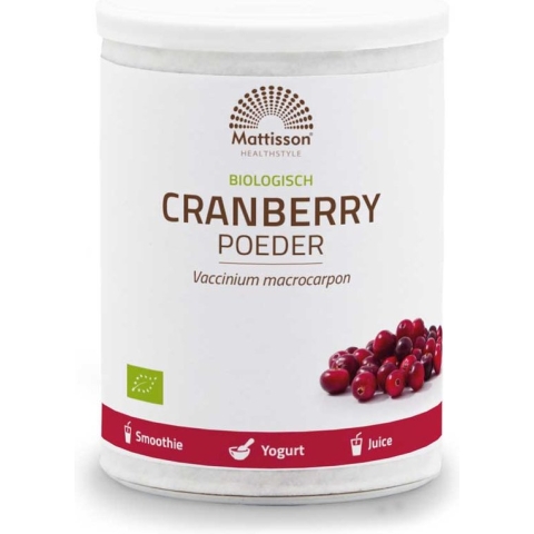 Mattisson - Biologisch Cranberry Poeder - D-mannose - 125 Gram
