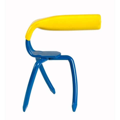 Tuinklauw Mini MC220-1 - Woelvork - Aarde Losmaken, Onkruid Wieden, Grond Beluchten, Kultiveren - Blauw/Geel