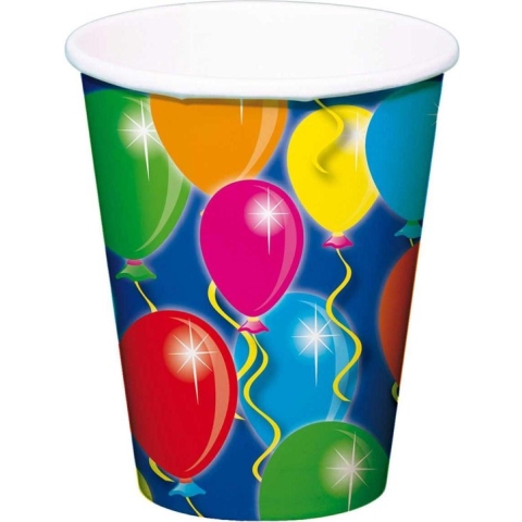 Beker balloons - 8 stuks