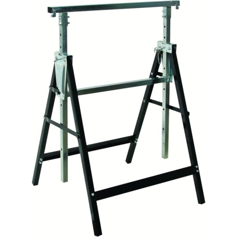 Toolland Toolland - verstelbare inklapbare schraag - max.belasting 180kg - metaal - zwart