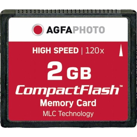 AgfaPhoto Compact Flash 2GB High Speed 120x MLC