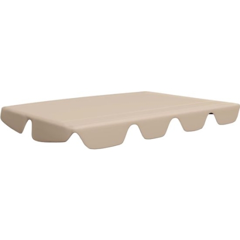 vidaXL-Vervangingsluifel-voor-schommelbank-188/168x145/110-cm-beige
