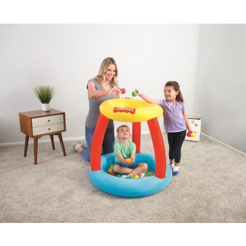 Fisher-Price - Oplaasbare Ballenbak Junior 89 x 84 cm 16-delig - Bestway