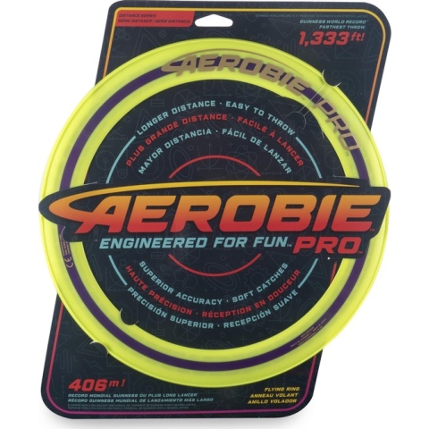 Aerobie Pro Ring - Vliegende disc - 33 cm - Geel