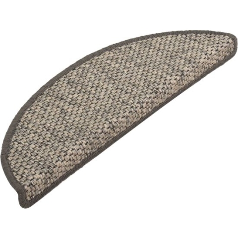 vidaXL-Trapmatten-zelfklevend-15-st-sisal-look-56x17x3cm-zilverkleurig