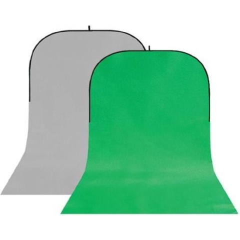 Studioking Achtergrondbord Bbt-03-10 400 Cm Polyester Grijs/groen