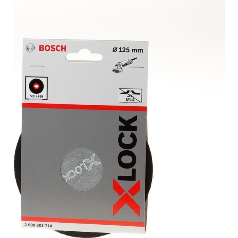 Bosch 2608601714 X-Lock Steunschijf voor fiberschijven - Soft - 125mm