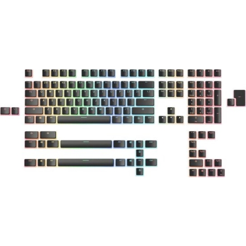 Glorious PC Gaming Race Aura - Keycapset - 105 stuks - ANSI - VS-indeling - zwart