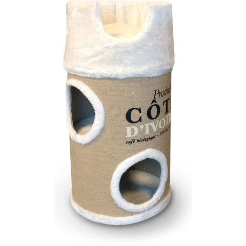 D&D Cote Ivoire - Krabton - Crème - 34 x 34 x 72 cm