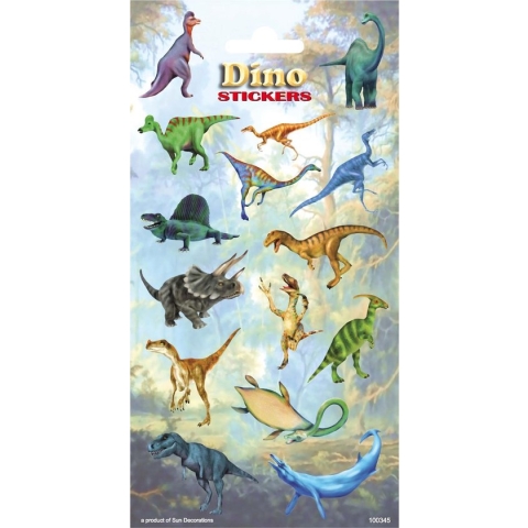 Stickers Dinosaurussen 15 Stuks