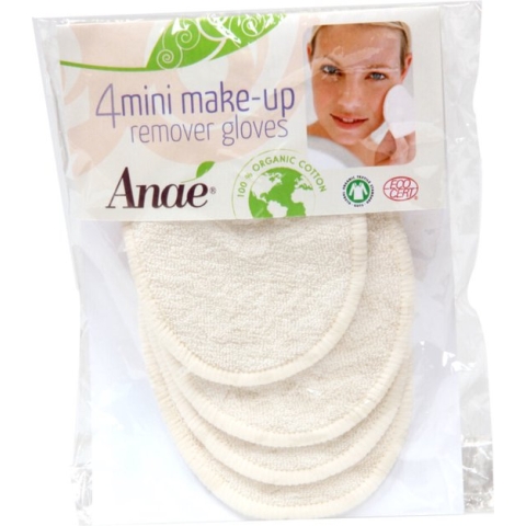 Anae Make up verwijder handschoen wasbaar katoen 4st.