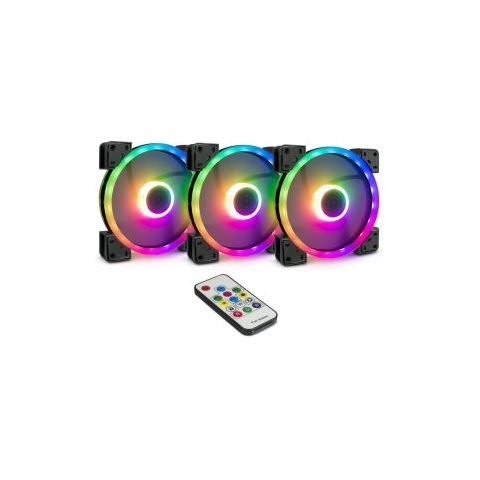 Inter-Tech Argus RGB-Fan RS-14 3pack 140MM ventilatoren