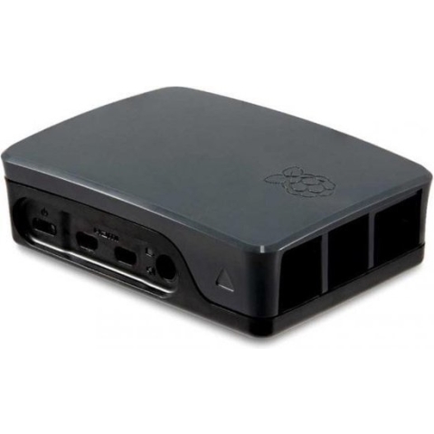 Officiële Raspberry Pi 4 behuizing Zwart-Grijs