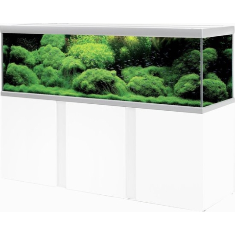 Akvastabil Fusion Aquarium 200 - Zilver/Wit - 200 x 60 x 64 cm - Ca. 720 L
