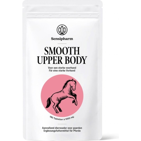 Sensipharm Smooth Upper Body Paard - Voedingssupplement voor Spieren in Voorhand, Hals & Nek - 180 Tabletten à 1000 mg