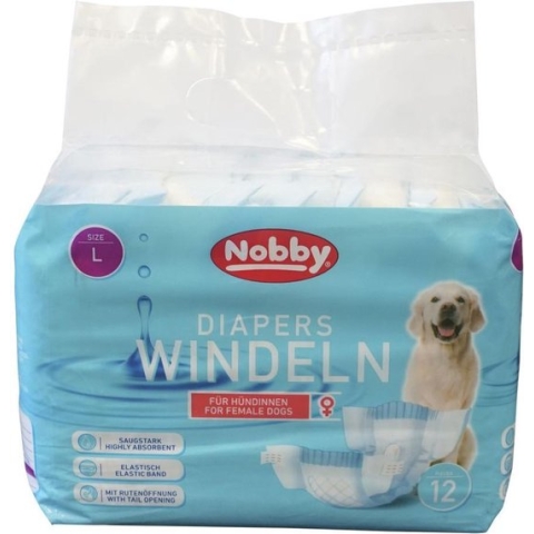 Nobby luiers voor teven l - 12 stuks