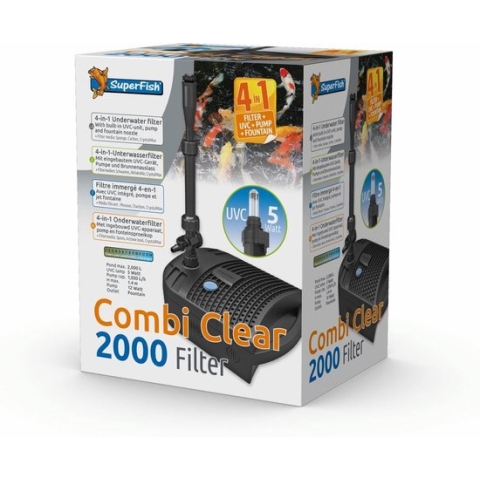SuperFish Combi Clear 2000 Filter 4in1 - 1060 L/h