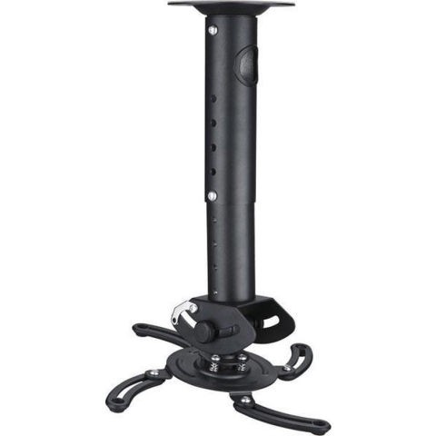 Deltaco ARM-500L Universele Plafondbeugel - Geschikt voor Projectoren - Draaibaar - Kantelbaar - Hoogte Verstelbaar - 15kg Max