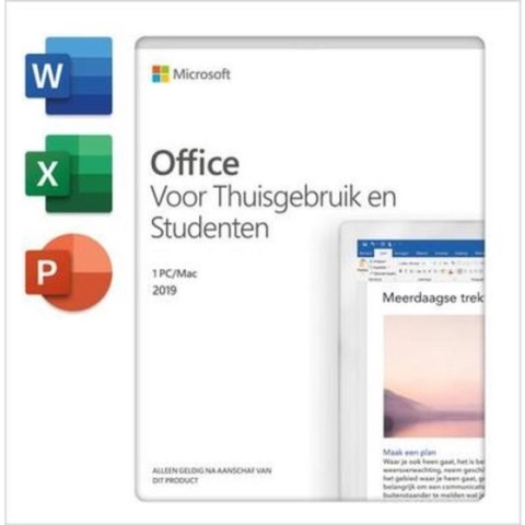 Microsoft Office 2019 NL - Thuisgebruik en Studenten