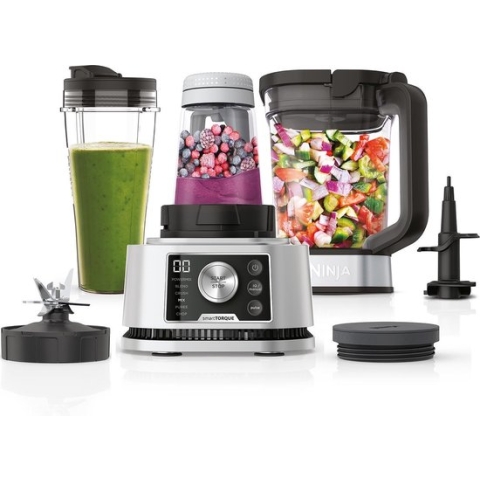 Ninja Foodi CB350EU - Power Nutri 3-in-1 Blender - Blender-to-go - Food processor - 1200 Watt - Auto-iQ