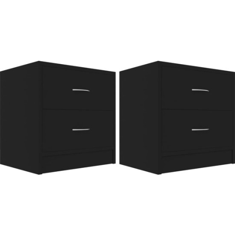 vidaXL-Nachtkastjes-2-st-40x30x40-cm-spaanplaat-zwart