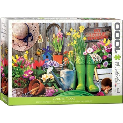 Eurographics puzzel Garden Tools - 1000 stukjes