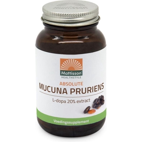 Mattisson - Mucuna tabletten - 20% L-dopa extract - 120 tabletten