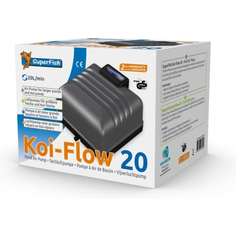 Superfish Koi-Flow 20 + luchtbollen en slang