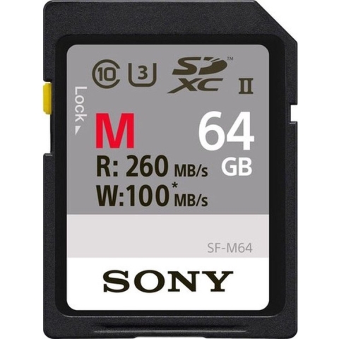 Sony SDXC Professional 64GB Class 10 UHS-II U3 (SF64M)